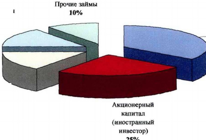 Рис. 1.9. Типовая структура финансирования проектов