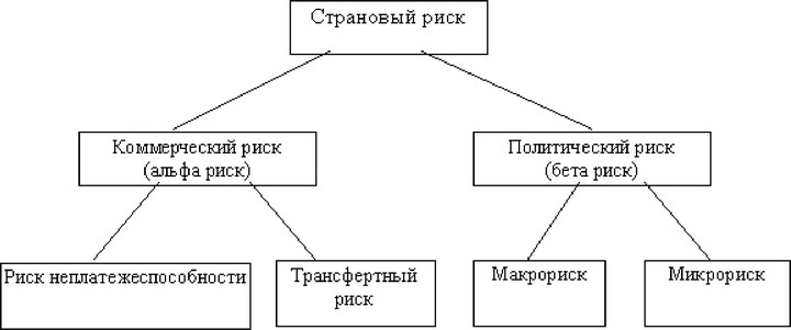Рис.5.1. Виды странового риска